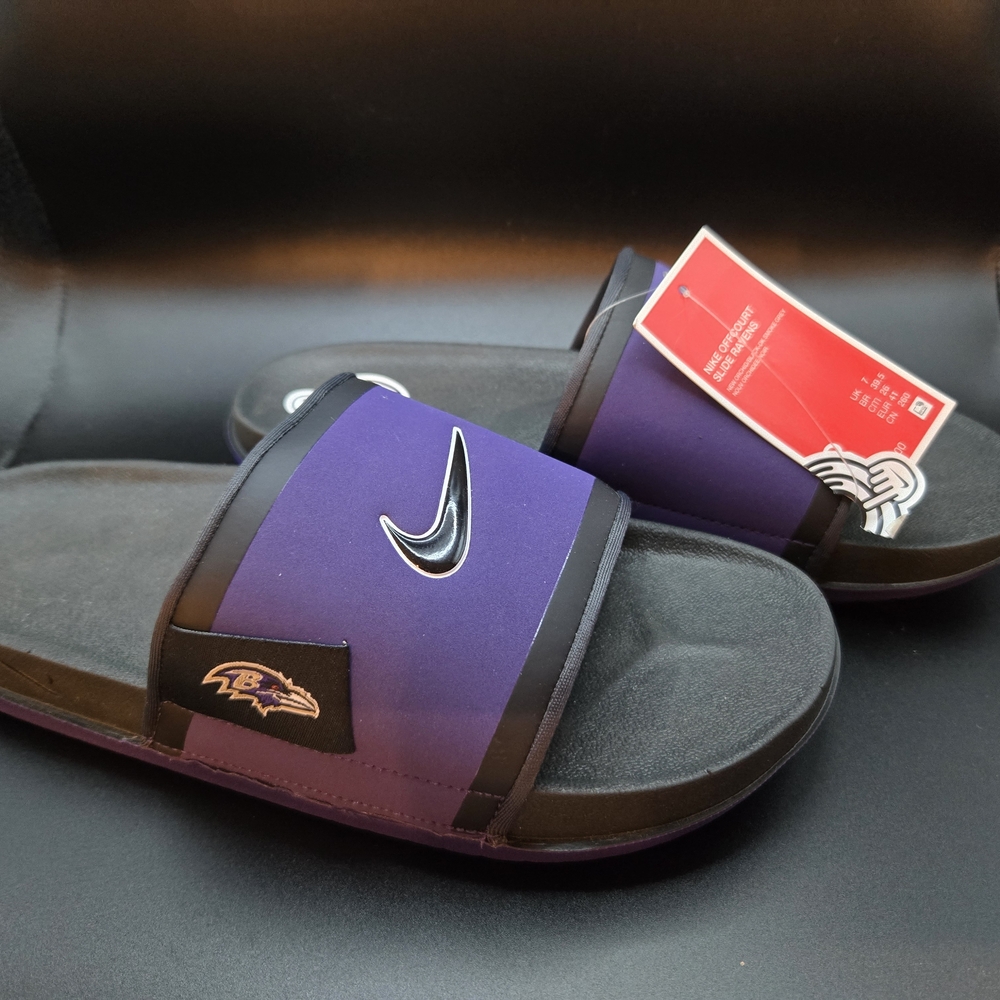 Nike Purple Slide Sandals